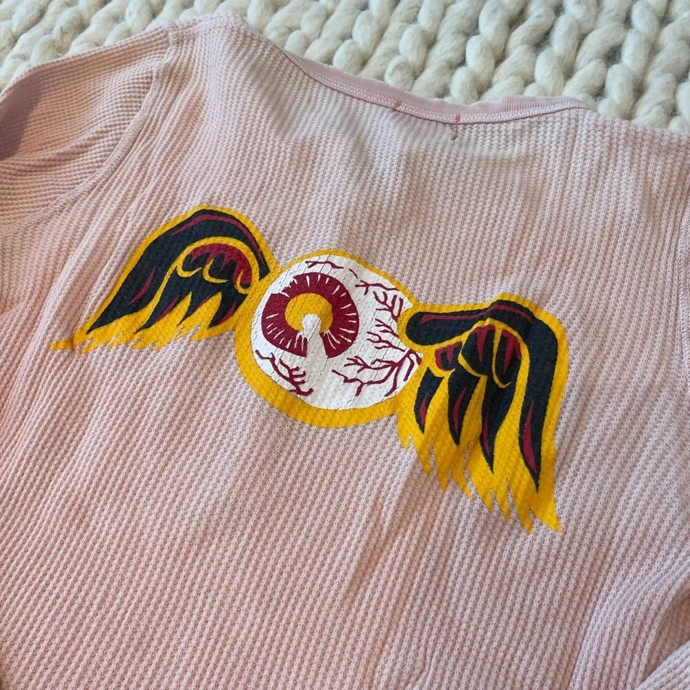 VINTAGE Von Dutch Thermal Long Sleeve Size Small